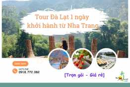 Tour Đà Lạt 1 ngày khởi hành từ Nha Trang [Trọn gói - Giá rẻ]